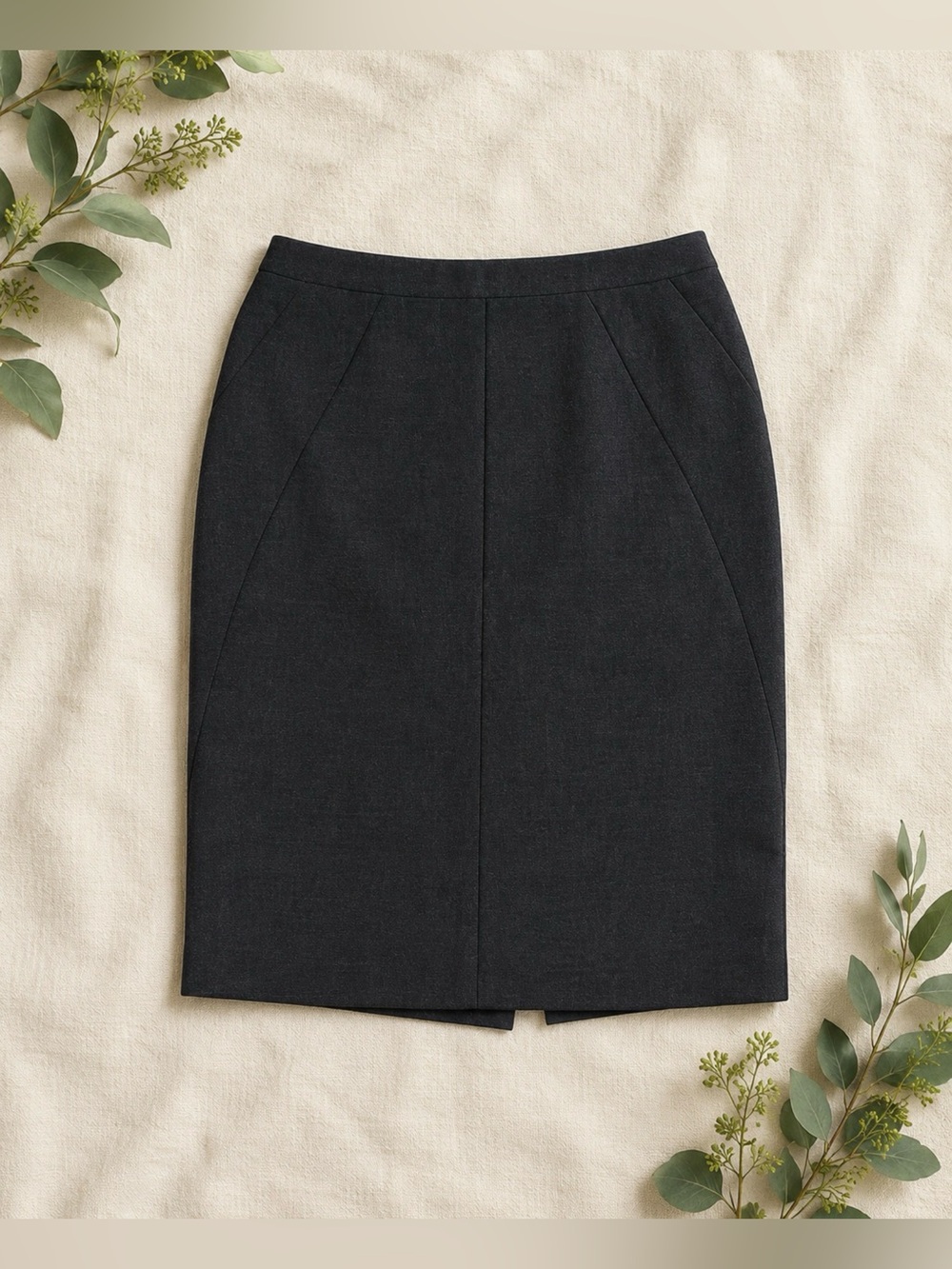 Classic Gray Suiting Skirt | Timeless Tailored Staple | Work to Weekend Chic